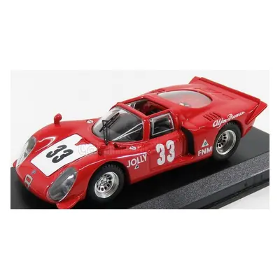 Best-model Alfa romeo 33.2 N 33 Winner 3h Rio De Janeiro 1969 C.pace 1:43 Červená Bílá