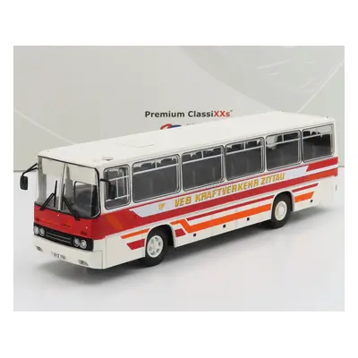 Premium classixxs Ikarus 256 Autobus Veb Kraftverkehr Zittau 1988 1:43 Bílá Červená Oranžová