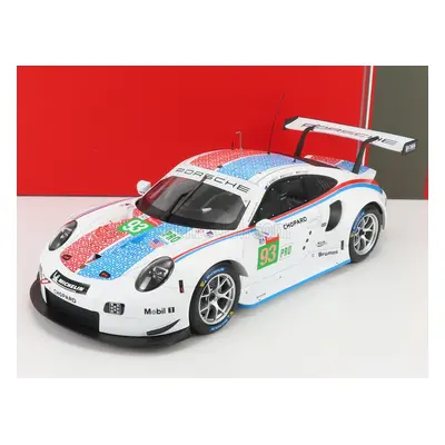 Ixo-models Porsche 911 991 Rsr 4.0l Flat-6 Porsche Gt Team N 93 1:18, bílá