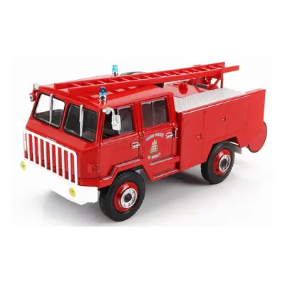 Edicola Berliet Ff 4x4 Tanker Truck 1971 Požární vůz 1:43, červená