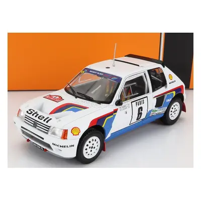 Ixo-models Peugeot 205 T16 N 6 Rally Montecarlo 1985 1:24, bílá