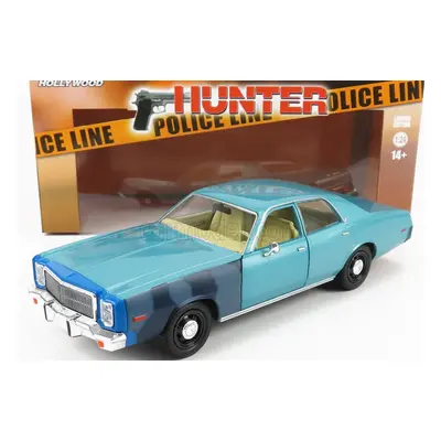 Greenlight Plymouth Fury Police 1977 - Hunter 1:24 Blue