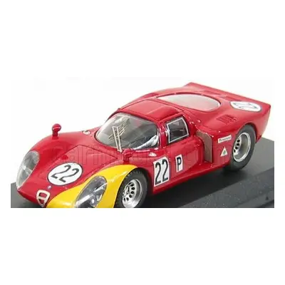 Best-model Alfa romeo 33.2 N 22 Daytona 1968 Casoni - Biscardi 1:43 Červená Žlutá