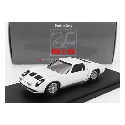 Rio-models Lamborghini Miura P400 1967 - Personal Car Johnny Hallyday 1:43 Bílá