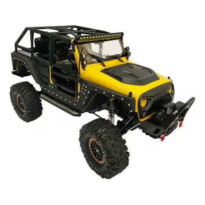 RC auto DF-4S PRO Crawler 313mm 1:10, žlutá