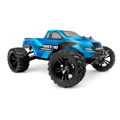 RC auto KAVAN GRT-10 Thunder Brushless 2,4 GHz 4WD Monster Truck 1:10, modrá