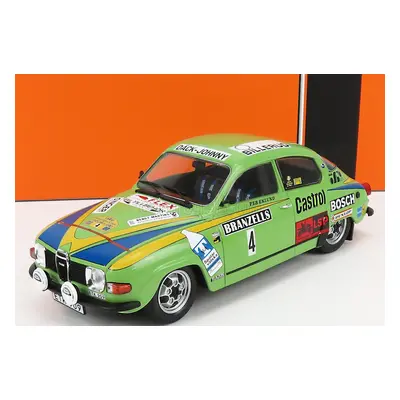 Ixo-models Saab 96 V4 N 4 Winner Rally Sweden 1976 P.eklund - B.cederberg 1:18 Zelená