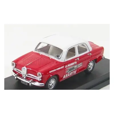 Rio-models Alfa romeo Giulietta Servizio Marmitte Abarth 1957 1:43 Červená Bílá