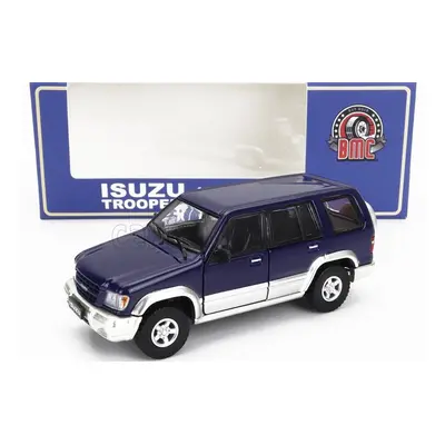 Bm-creations Isuzu Trooper Big Horn 1998 1:64 Modrá Stříbrná