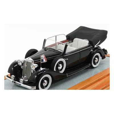 Ilario-model Horch 830bl Cabriolet Open 1936 - General De Gaulle 1:43 Black