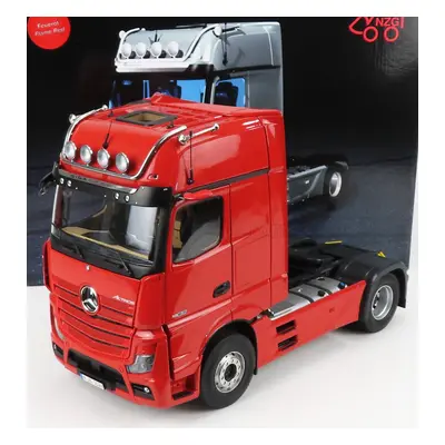 Nzg Mercedes benz Actros 2 1863 Gigaspace 4x2 Mirrorcam Tractor Truck 2-assi 2018 1:18 Red