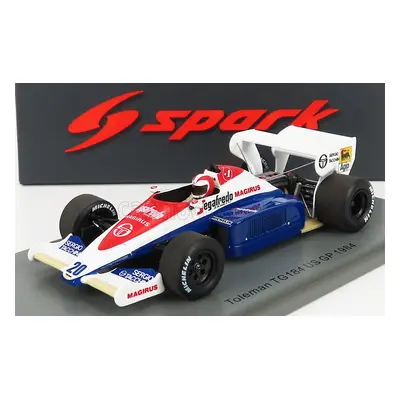 Spark-model Toleman F1 Tg184 N 20 Usa Gp 1984 J.cecotto 1:43 Modrá Bílá Červená