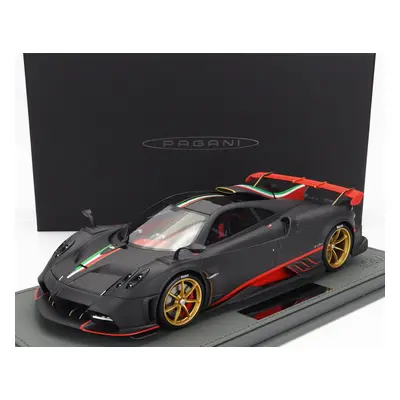 Bbr-models Pagani Imola 2020 - Con Vetrina - With Showcase 1:18 Černé Uhlíkové Vlákno