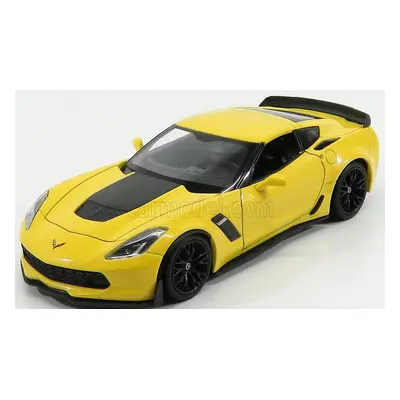 Welly Chevrolet Corvette Z06 Coupe 2017 1:24 Žlutá