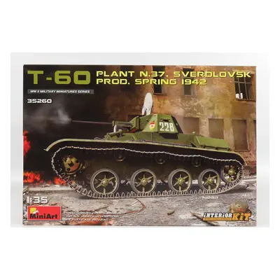 Miniart Krupp T-60 Tank Sverdlovsk Spring 1942 1:35 /