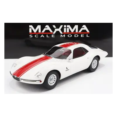 Maxima Alfa romeo Giulia Tz2 Coupe Pininfarina 1965 1:18 Bílá Červená