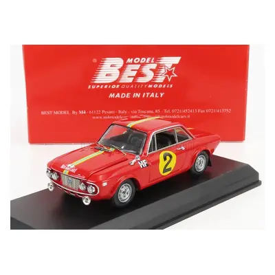 Best-model Lancia Fulvia 1.3 Hf Coupe N 2 Rally Montecarlo 1967 S.munari - G.harris 1:43 Red