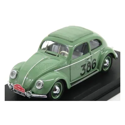 Rio-models Volkswagen Beetle Maggiolino N 386 Rally Montecarlo 1954 Prager - Culbert 1:43 Zelená