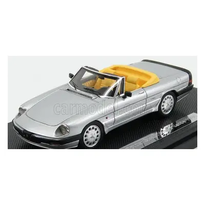 Silas Alfa romeo Spider Quadrifoglio Verde Open 1986 - 3ª Serie Aereodinamica 1:43 Silver