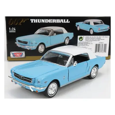 Motor-max Ford usa Mustang Convertible Spider 1967 - 007 James Bond - Thunderball - Operazione T