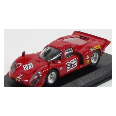 Best-model Alfa romeo 33.2 Coupe N 86 Nurburgring 1969 Vaccarella - De Adamich 1:43 Red