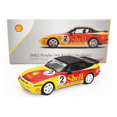 Spark-model Porsche 944 Shell N 2 Racing 1989 1:64 Žlutá Červená Černá