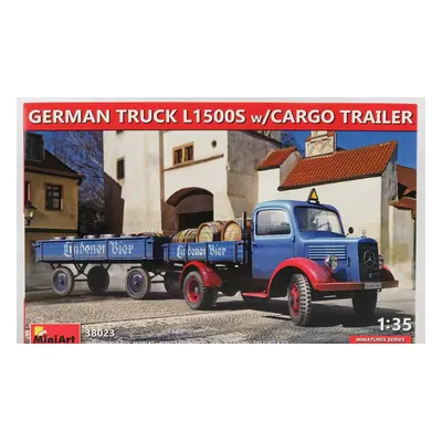 Miniart Mercedes benz L1500 German Truck With Trailer 1941 1:35 /