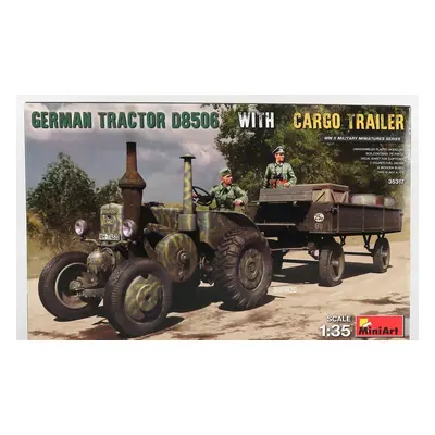 Miniart Lanz Bulldog D8506 Military Tractor With Trailer 1942 1:35 /