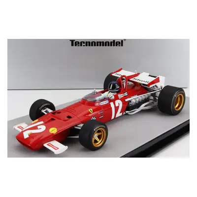 Tecnomodel Ferrari F1 312b N 12 Winner Austria Gp (with Pilot Figure) 1970 Jacky Ickx 1:18 Čer