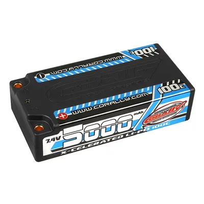 X-CELERATED 100C LiPo Shorty Hardcase-5000mAh-7.4V-G4 (35,52Wh)