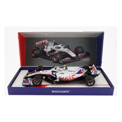 Minichamps Haas F1 Vf-21 Ferrari 065/6 Team Uralkali N 47 1:18, bílá