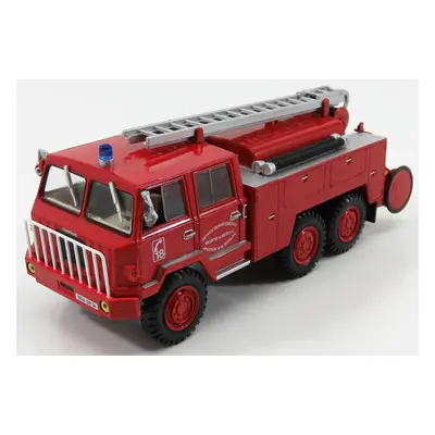 Edicola Berliet Ff 6x6 Fpt Hr Tanker Truck Požární vůz 1971 1:43, červená