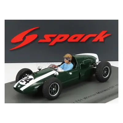 Spark-model Cooper F1 T51 Climax Team Cooper Car Company N 24 Winner Monaco Gp Jack Brabham 195