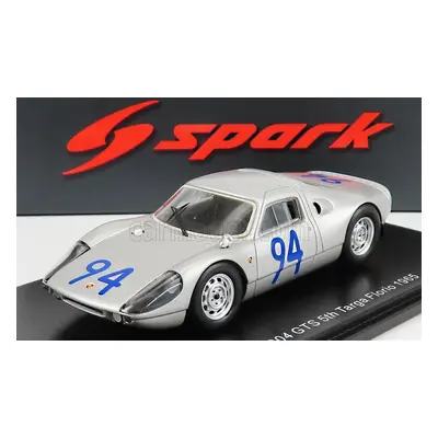 Spark-model Porsche 904 Gts N 94 5th Targa Florio 1965 A.pucci - G.klass 1:43 Silver