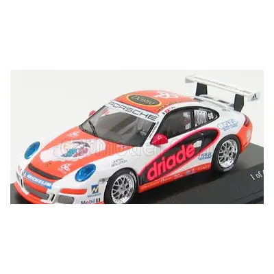 Minichamps Porsche 911 Gt3 N 98 Carrera Cup Asia Macau 2007 P.ma 1:43 Bílá Oranžová