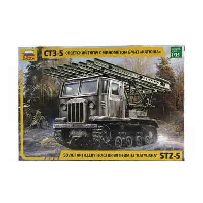 Zvezda Truck Ztz-5 Ct3-5 Cingolato Soviet Artillery Tractor Military Katuusha 1944 1:35 /