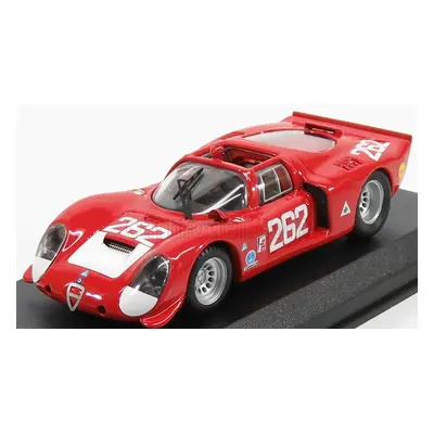 Best-model Alfa romeo 33.2 N 262 Targa Florio 1969 Vaccarella - De Adamich 1:43 Red