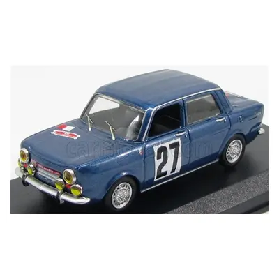 Best-model Simca Abarth 1150 4-door N 27 Rally De Franche-comte' 1967 1:43 Blue