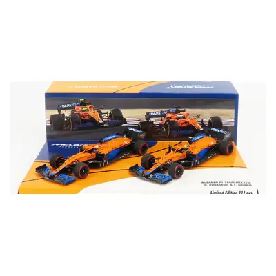 Minichamps Mclaren F1 Set dvou modelů 1:43, oranžovomodrá