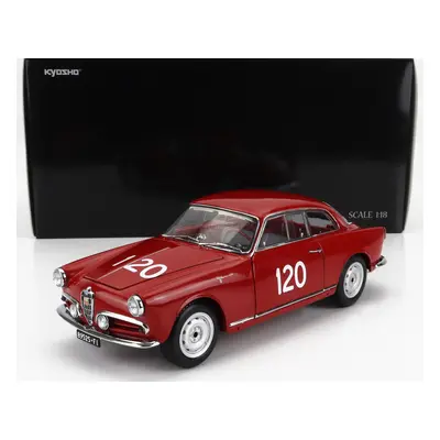 Kyosho Alfa romeo Giulietta Sv Sprint Veloce N 120 Mille Miglia 1956 G.becucci - P.cazzato 1:18 