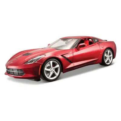 Maisto Corvette Stingray 2014 1:18 červená metalíza