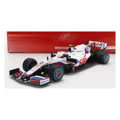 Minichamps Haas F1 Vf-21 Ferrari 065/6 Team Uralkali N 47 1:18, bílá