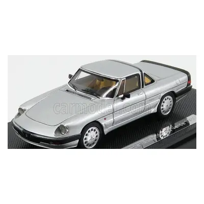 Silas Alfa romeo Spider Quadrifoglio Verde Hard-top 1986 - 3ª Serie Aereodinamica 1:43 Silver