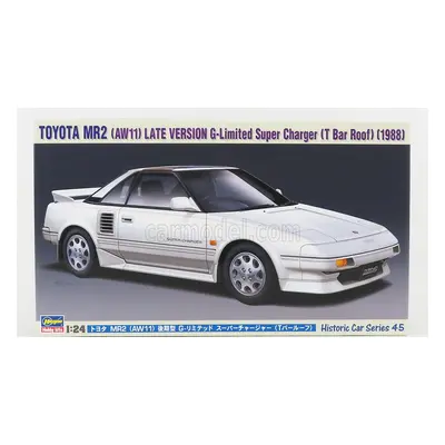 Hasegawa Toyota Mr2 (aw11) Super Charger 1988 1:24 /