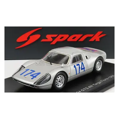 Spark-model Porsche 904 Gts N 174 4th Targa Florio 1965 J.bonnier - G.hill 1:43 Silver