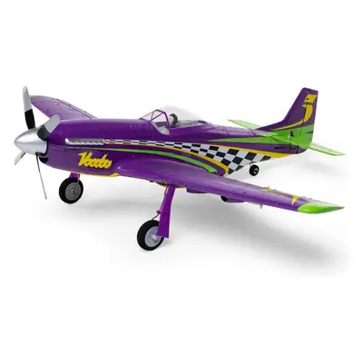 E-flite P-51D Voodoo 0.44m SAFE Select BNF Basic