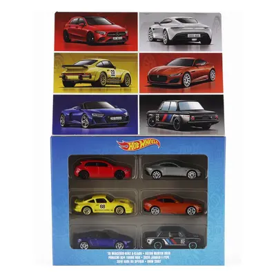 Mattel hot wheels BMW Set Assortment 6 Pieces European Cars 1:64 Různé