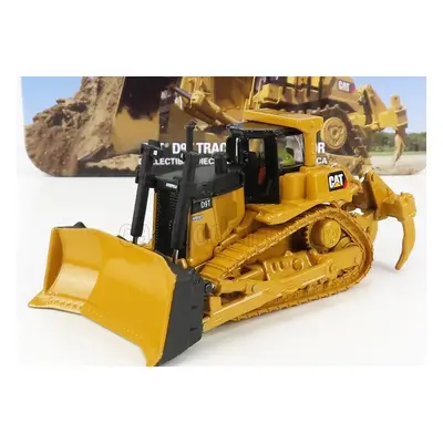 Dm-models Caterpillar Catd9t Ruspa Cingolata - Scraper Type Tractor 1:87 Žlutá Černá