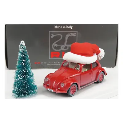 Rio-models Volkswagen Beetle Maggiolino 1958 - Christmas Edition 2022 - Natale 2022 1:43 Red