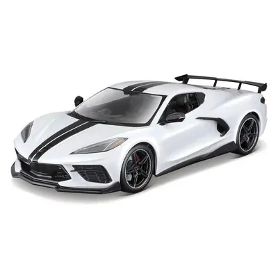 Maisto Chevrolet Corvette Stingray Coupe 2020 1:18 bílá